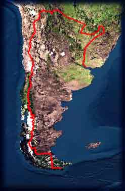 Map of Argentina